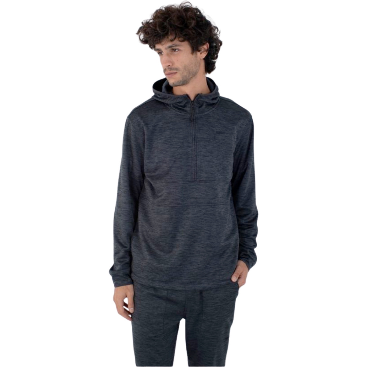 2026 Hurley Mens H2O Dri Daybreak 1/2 Zip Fleece Hoodie HFA25MMFT05605 - New Print
